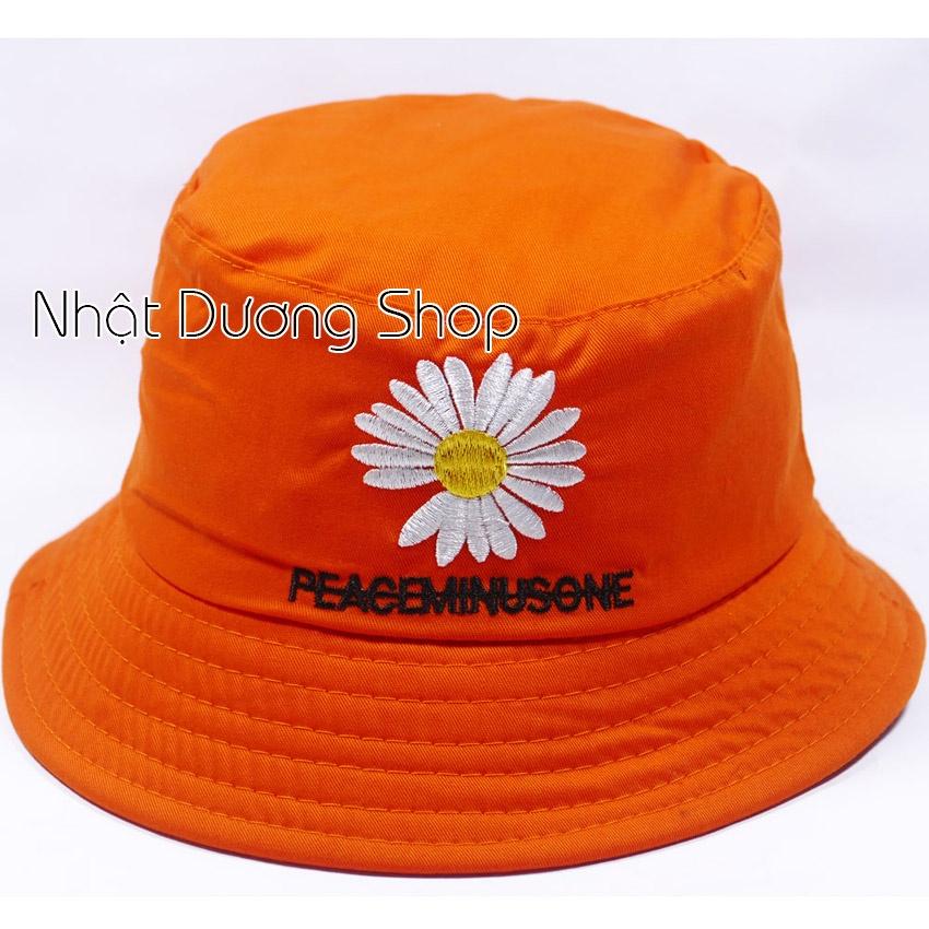 Mũ tai bèo, bucket họa tiết hoa cúc - Chất liệu Cotton cao cấp rất đẹp cho bé