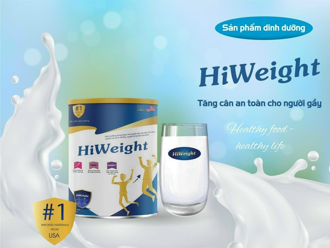 Combo 2 Lon Sữa Tăng Cân Hiweight Dành Cho Người Gầy