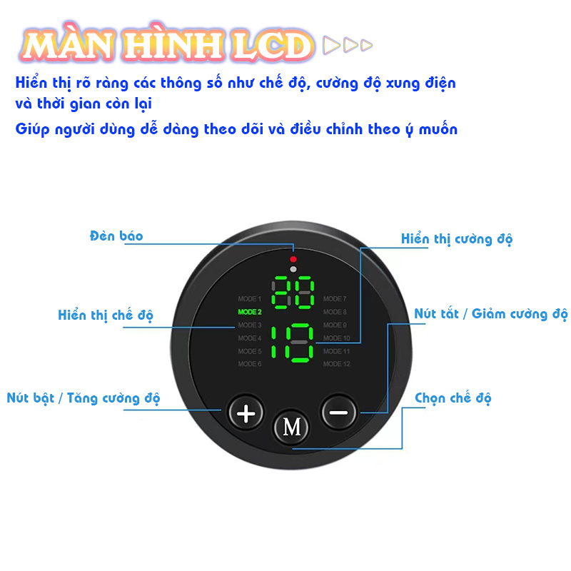 Thảm massage bàn chân xung điện Nikio NK-106 có 12 chế độ, 19 cường độ matxa, thúc đẩy lưu thông máu, giảm tê bì và đau mỏi chân hiệu quả