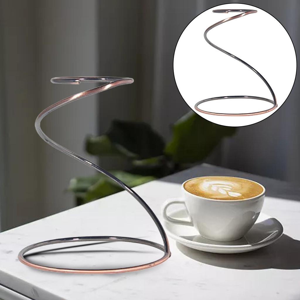 Iron Coffee Filter Holder Rack Coffee Filter Cup Stand for Home Kitchen Accs