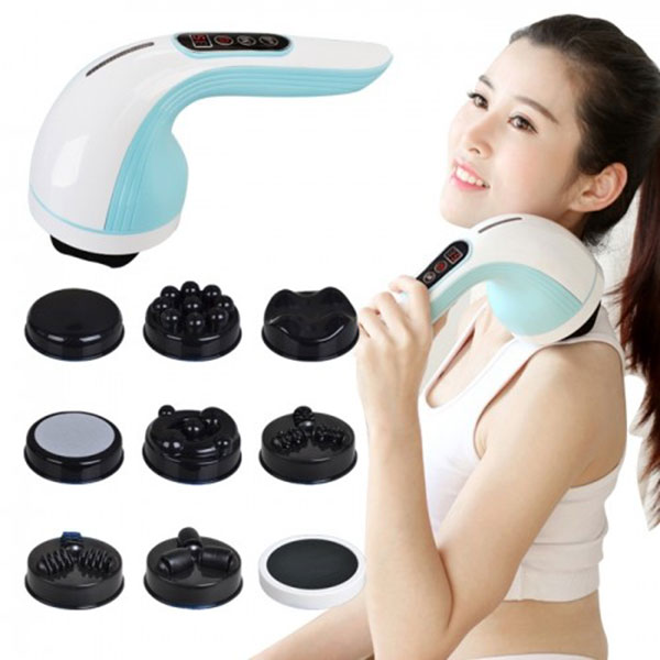 Máy massage cầm tay pin sạc 8 đầu Puli PL-607DC3