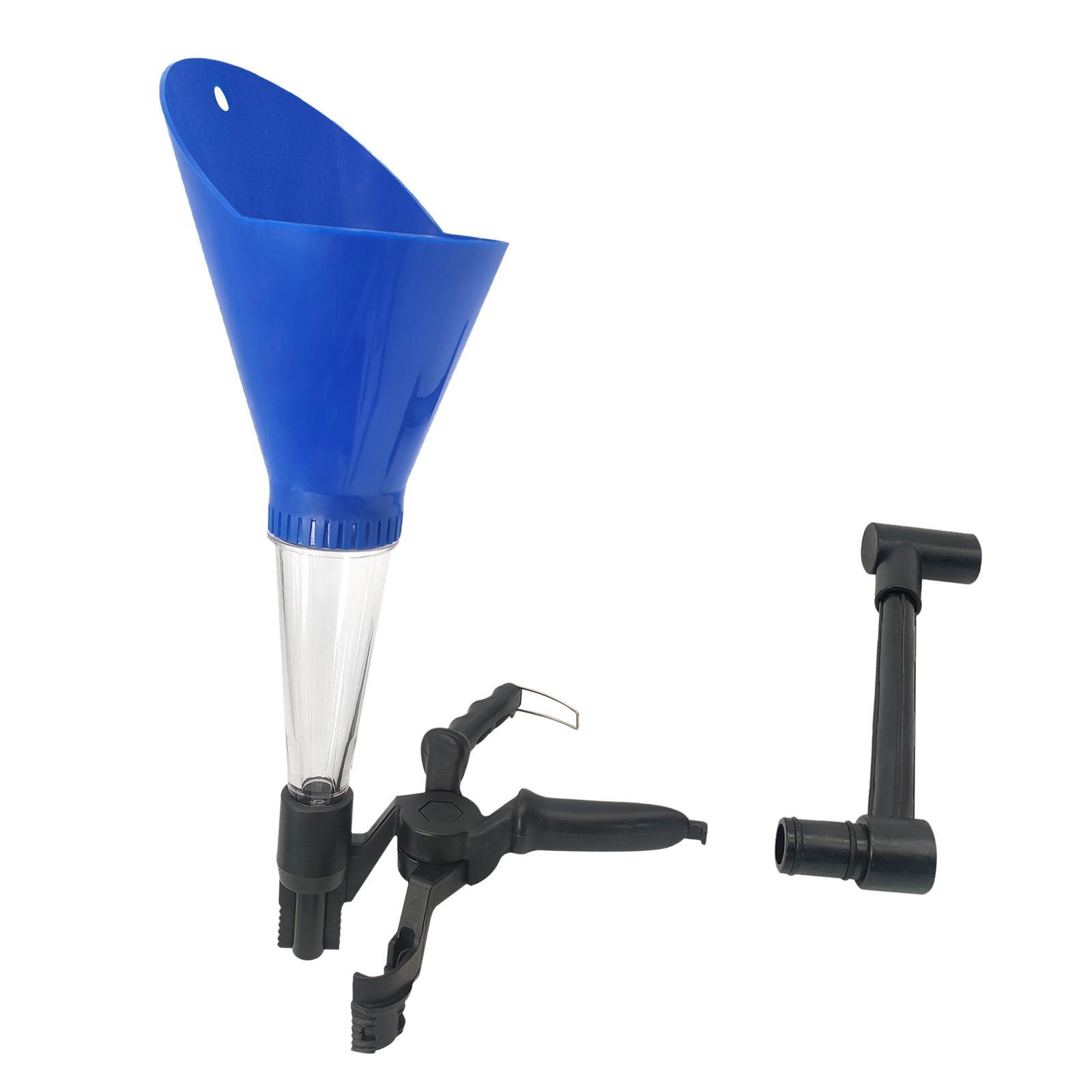 Universal Automotive Car Engine Oil Funnel Adapters Hands Free