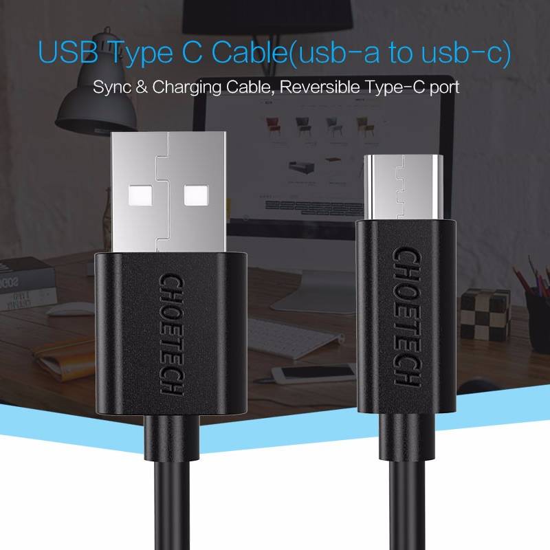Dây cáp sạc PD Type-C hỗ trợ sạc nhanh dài 1m hiệu CHOETECH AC002 cho điện thoại / Macbook - Hàng chính hãng
