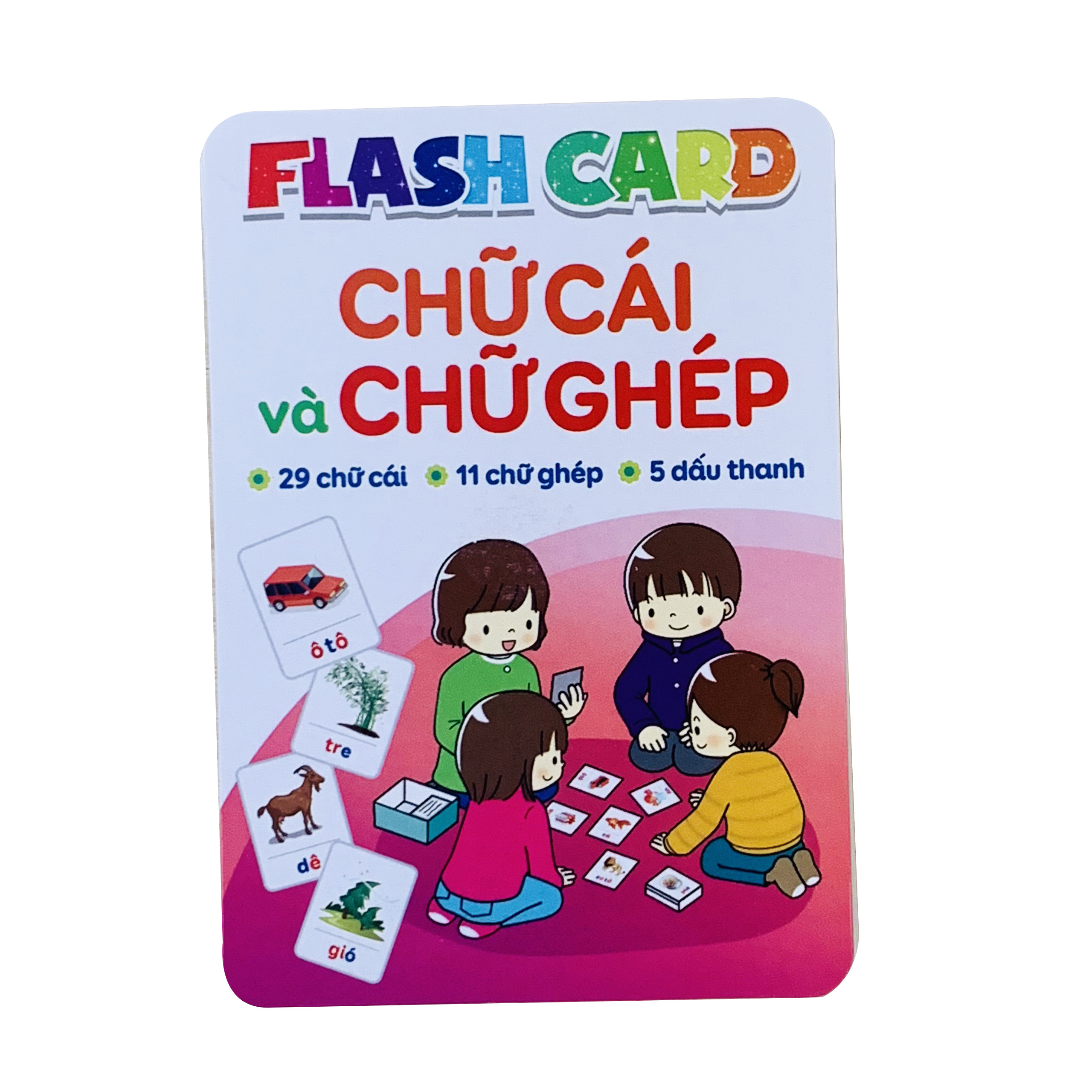 Thẻ Học Thông Minh Flashcard Chữ Cái Và Chữ Ghép Kèm Dấu Cho Bé Nhận Biết Tiếng Việt Và Học Ghép Chữ