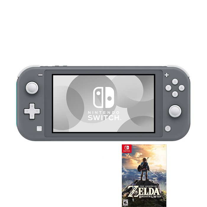 NINTENDO SWITCH LITE - KÈM GAME ZELDA BREATH OF THE WILD - GRAY-HÀNG NHẬP KHẨU