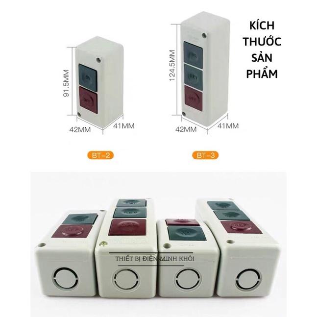 Công tắc nút nhấn BT-2, BT-3, hộp nút nhấn nhả BT2, BT3