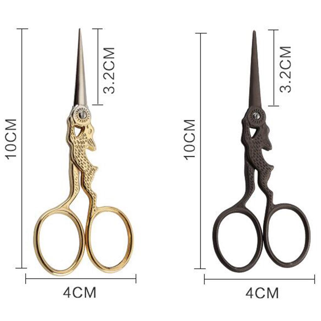 Vintage Rabbit Shape Sewing Scissors Stainless Steel Tailor Scissors Sharp Sewing Shears for Embroidery, Sewing, Craft, Art Work & Everyday Use