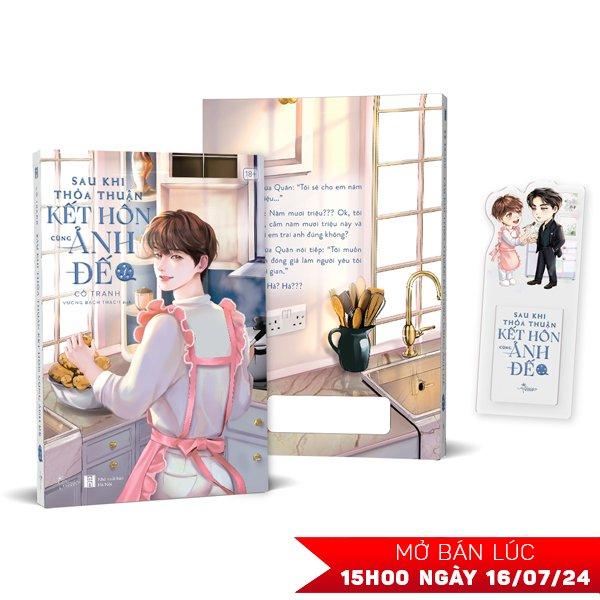 Sách - Sau Khi Thỏa Thuận Kết Hôn Cùng Ảnh Đế - Tập 1 - Tặng Kèm Bookmark PVC