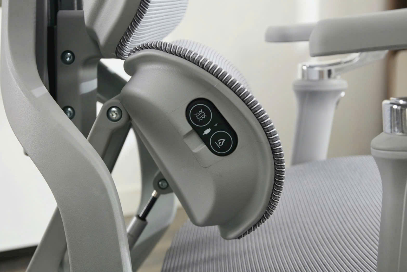 Ghế Công Thái Học Cao Cấp New Beginning 816-5 – Tựa Đầu, Đỡ Lưng, Gác Chân, Massage & Thông Gió