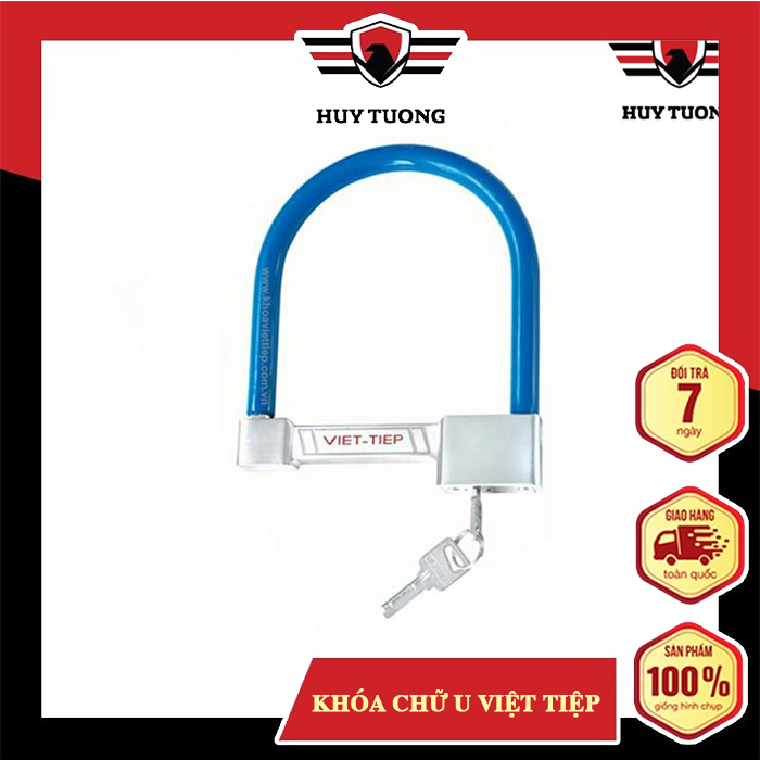 Khóa việt tiệp 06975 chữ U chống trộm cao cấp - Màu ngẫu nhiên