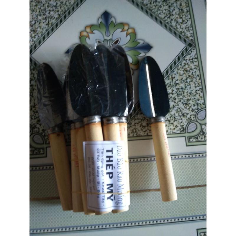 Dao bào cán gỗ lưỡi thép