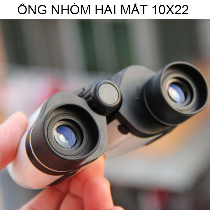 Ống nhòm 2 mắt 10x22 siêu nét