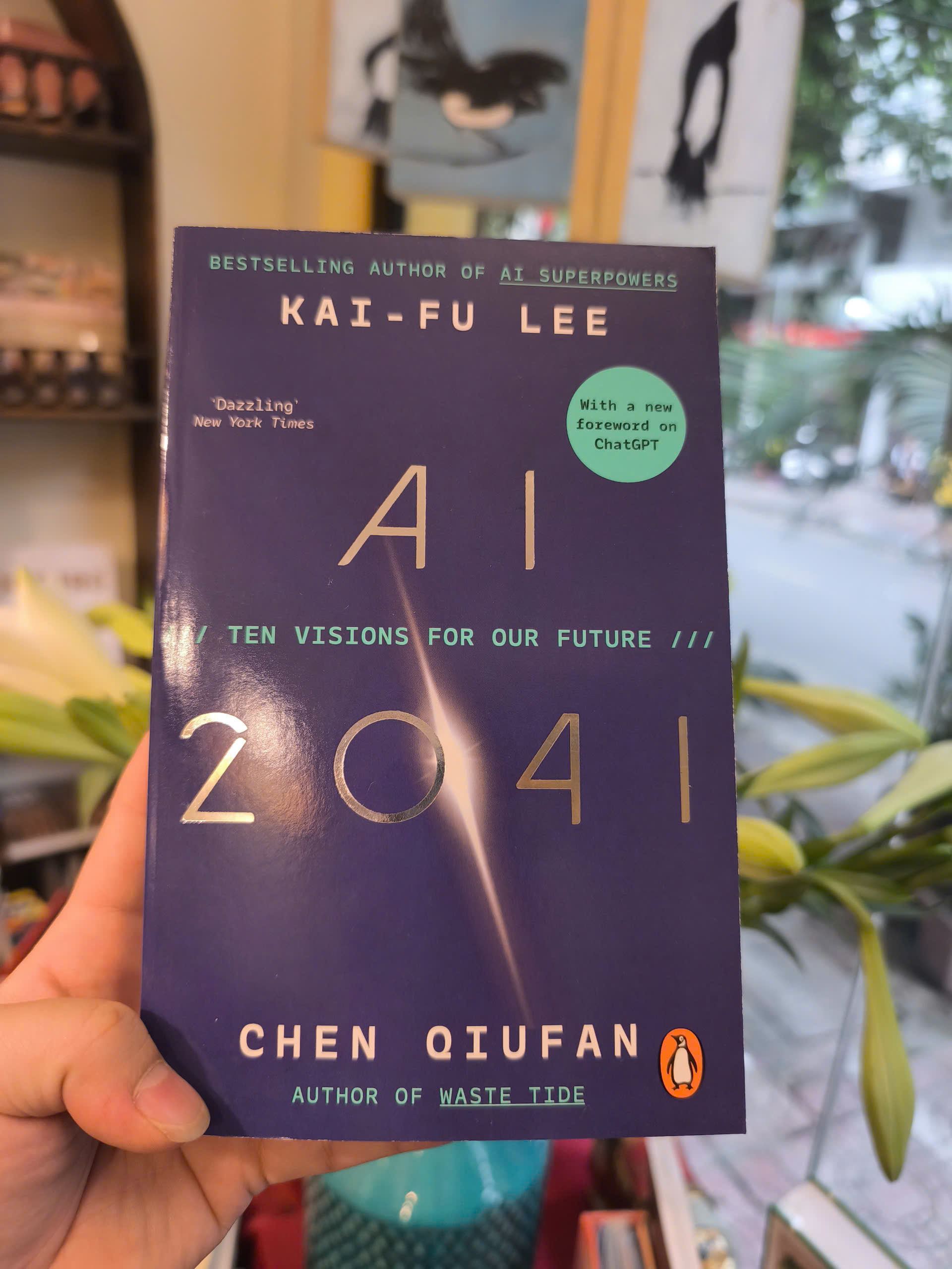 Sách - AI 2041: Ten Visions For Our Future by Kai-Fu Lee | Artificial Intelligence / Ngoại văn
