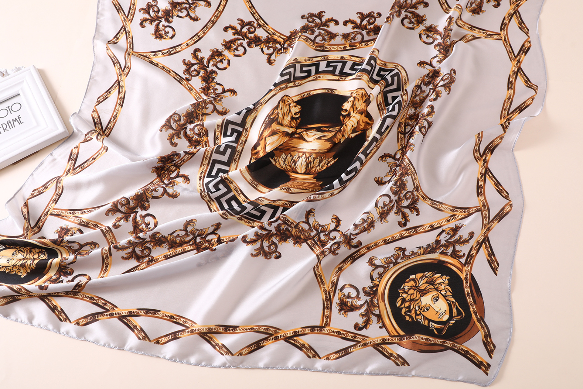 Khăn choàng cổ - khăn quàng Ver lụa satin cao cấp
