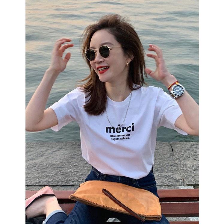 Áo Phông Nữ Tay Ngắn Merci Phong Cách - CÓ BIG SIZE
