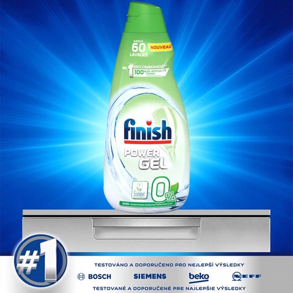 Hcm Gel Rửa Chén Bát Finish Eco 0 - 900Ml Chai