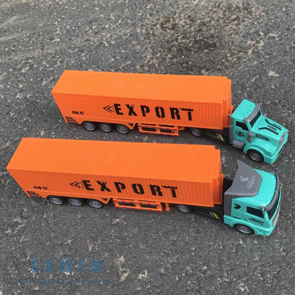 Xe container điều khiển từ xa, xe đồ chơi trẻ em điều khiển từ xa, mô phỏng chi tiết như bản gốc, chất liệu nhựa ABS