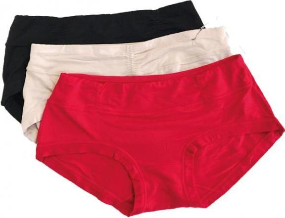 Combo 3 quần cotton Ladali QCT01 - Đen/Đỏ/Da