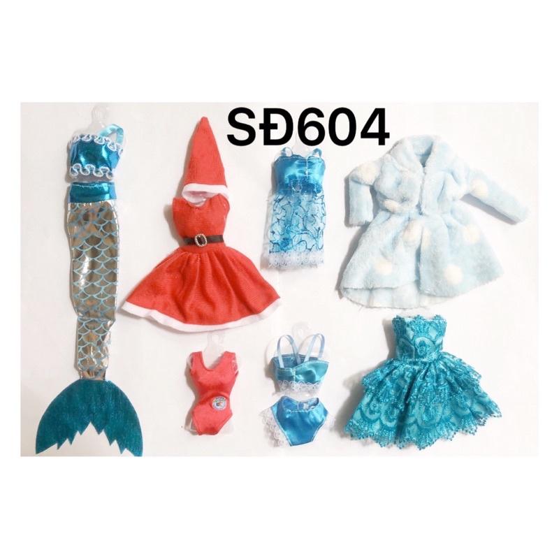 Combo 6 loại quần áo búp bê 30 cm
