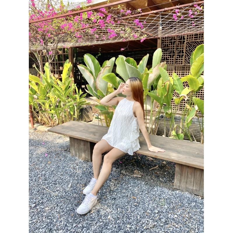 Áo yếm thun trắng - AUDREY STUDIO
