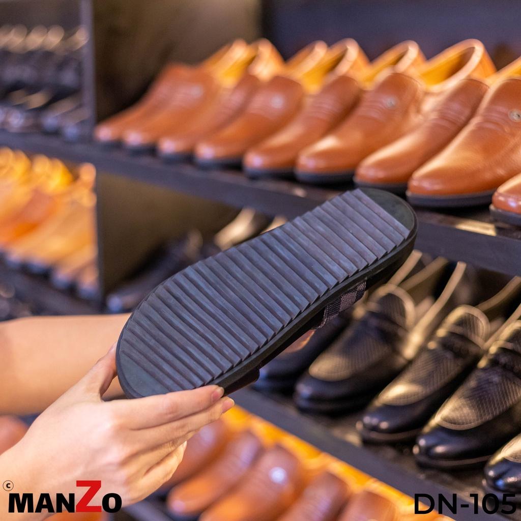 Dép nam quai ngang đế cao su nguyên khối siêu bền - Bào hành 12 tháng - MANZO DN 105 - Manzo Store