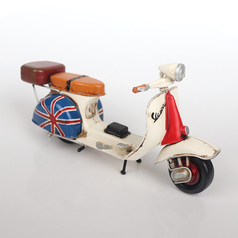 Mô Hình Vespa Cổ - Trang Trí Nghệ Thuật Vintage, Trang Trí Để Bàn, Kệ Tủ