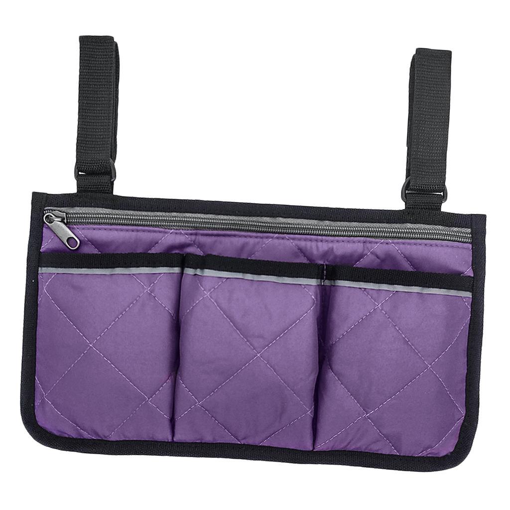 2Pcs Universal Wheelchair Storage Organizer Holder