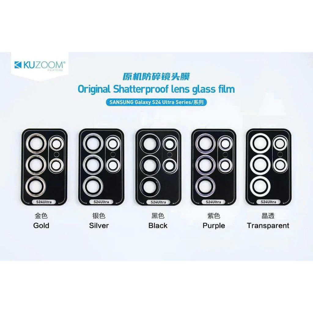 Len Camera Trong Suốt KUZOOM Cho Samsung S24 Ultra / S25 Ultra / S26 Ultra – Bảo Vệ Ống Kính Toàn Diện, Giữ Nguyên Vẻ Đẹp Nguyên Bản - Hàng chính hãng