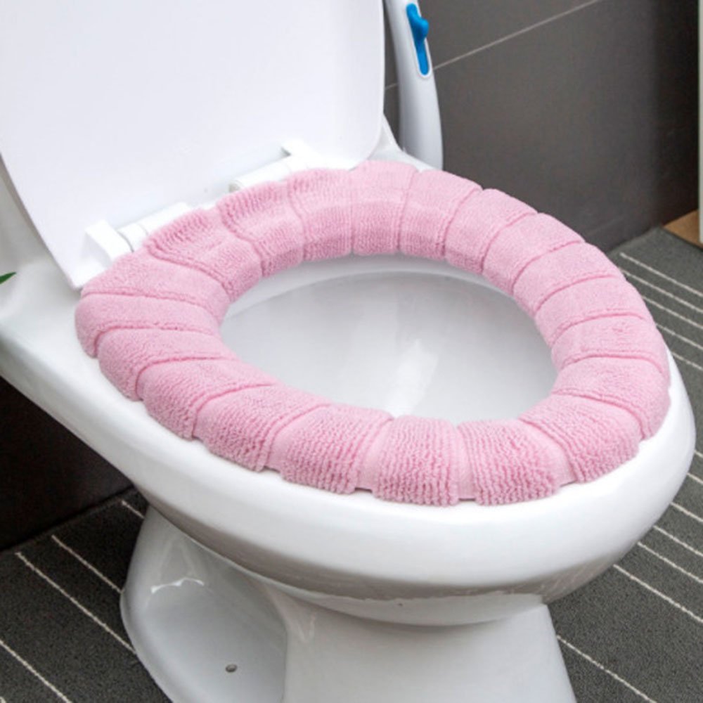 Miếng Lót Bệ Ngồi Toilet Hình Chữ O Giúp Giữ Ấm Mùa Đông