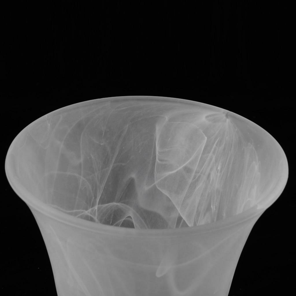 2xReplacement Ceiling Fan Vanity Chandelier Frosted And Clear Glass Shade 3