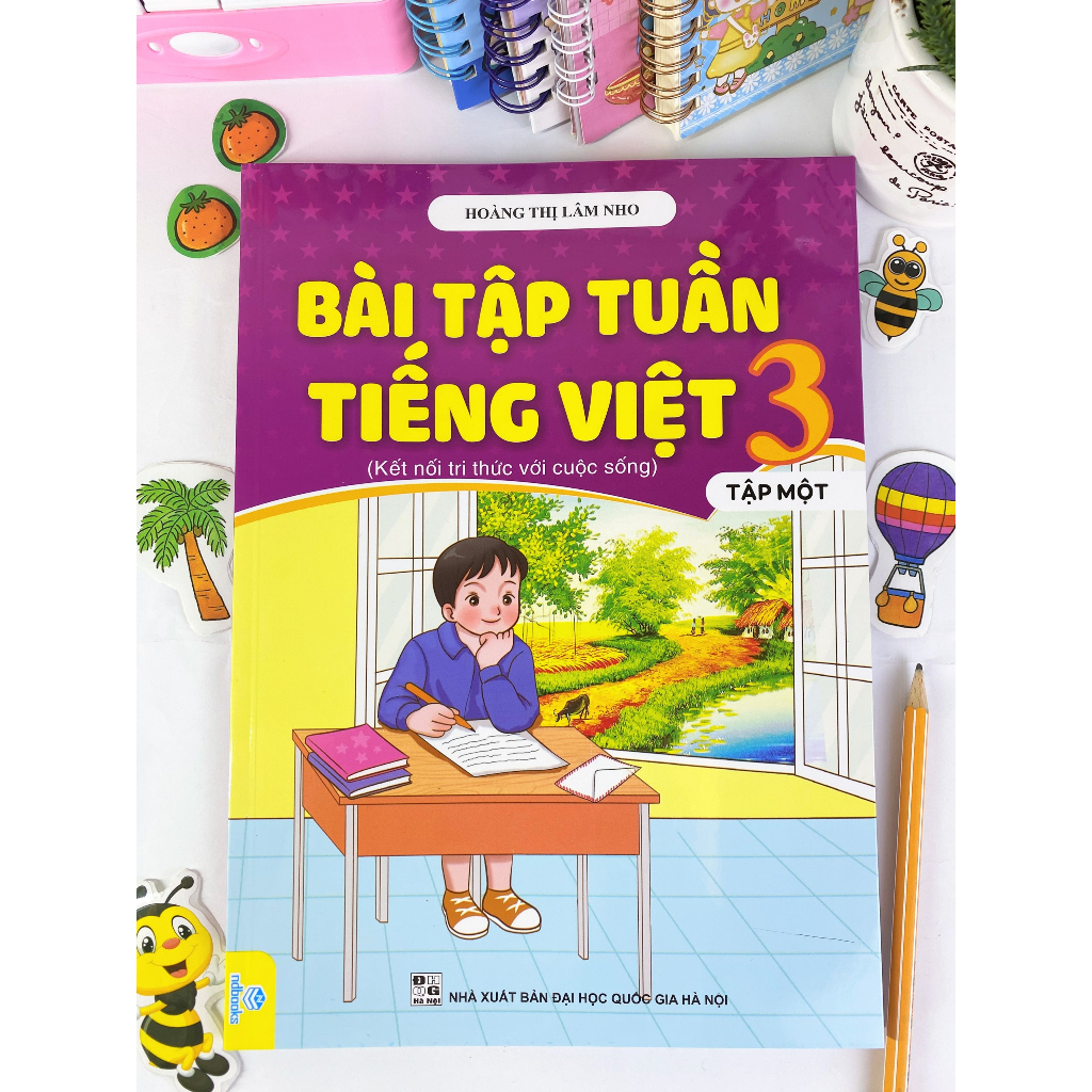 Sách - Combo 2 cuốn Bài Tập Tuần Tiếng Việt Lớp 3 - Kết Nối Tri Thức - ndbooks