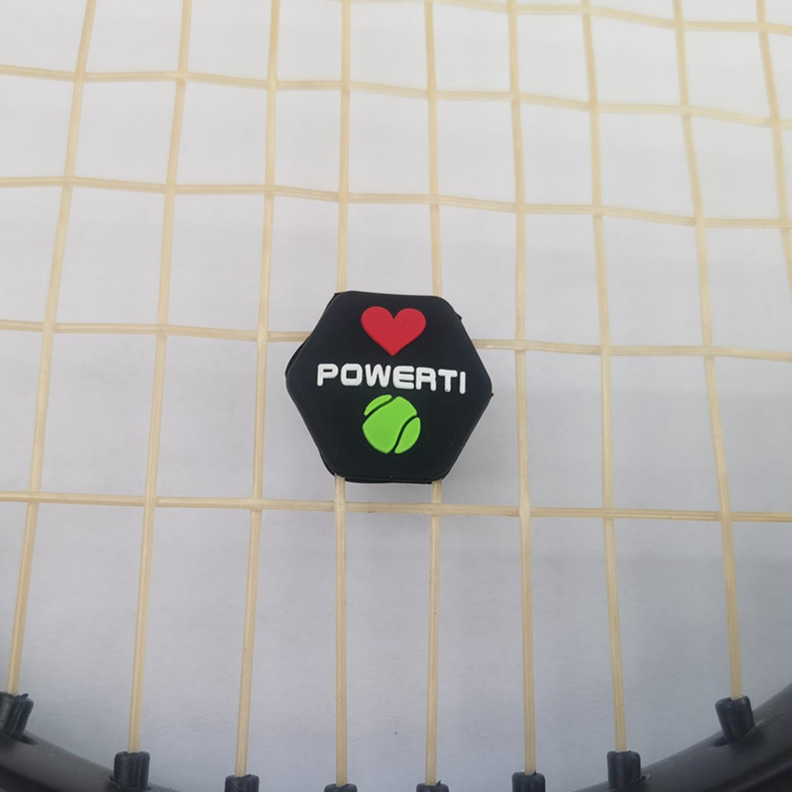 3 Pieces Tennis Racquet Vibration Stoppers Silicone Shock Absorption Shock Absorbers Tennis Racket Vibration Dampeners for Reduce Vibration