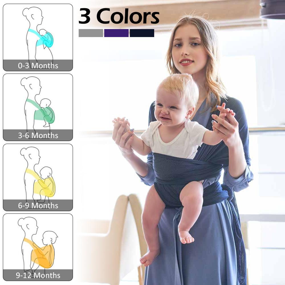 Ergonomic Em Bé Sơ Sinh Kid Cho Bé Hipseat Sling Mặt Trước Kangaroo Quấn Bé Tàu Sân Bay Cho Du Lịch Cho Bé 0-36 tháng