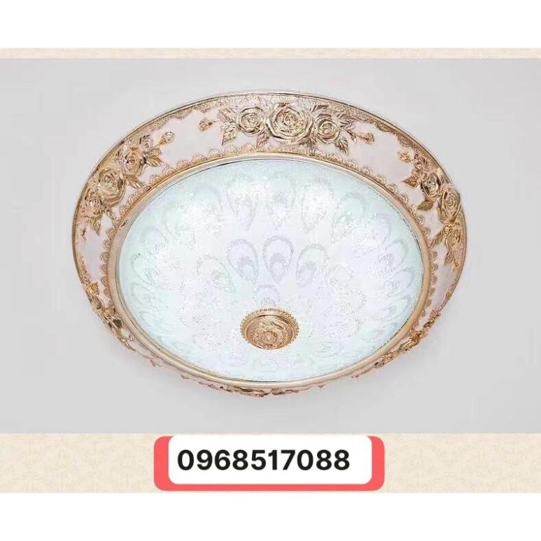 ĐÈN ỐP TRẦN KIỂU truyền thống , ĐÈN ỐP SẢNH, ỐP hiên nhà  PHI 350MM - 3 hình thức ÁNH SÁNG HQ
