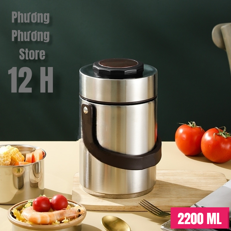 CẶP LỒNG, CAMEN 3 TẦNG NẮP CHỐNG TRÀN GIỮ NHIỆT CAO CẤP INOX 304 DUNG TÍCH 2,2L HÀNG SIÊU ĐẸP