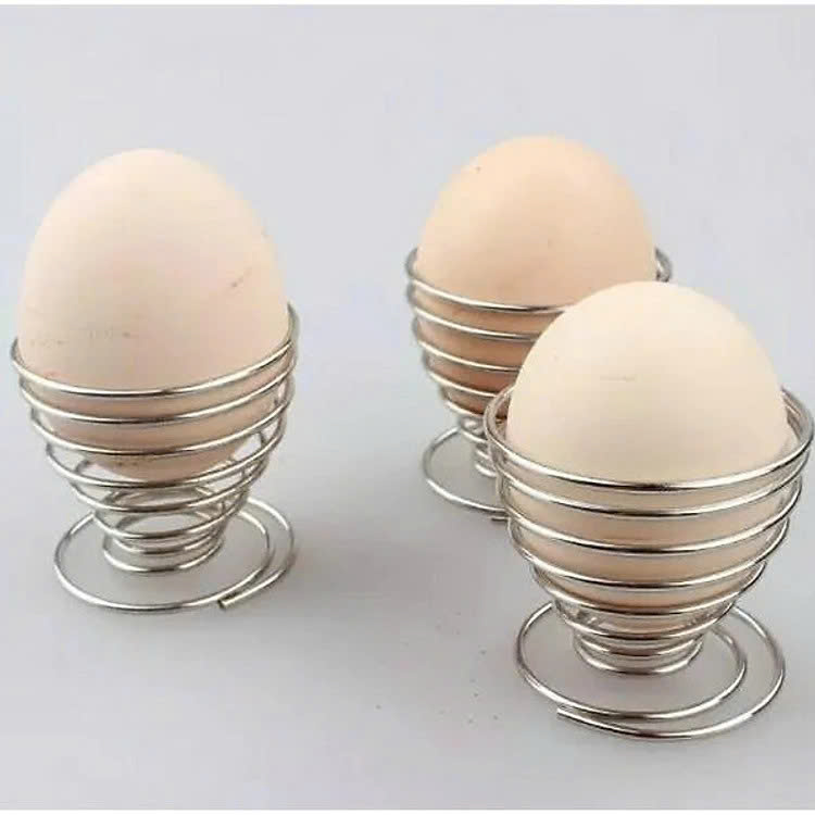 COMBO 3 Ly Ăn Hột Vịt Lộn Inox Vòng Xoắn Chống Nóng Trứng