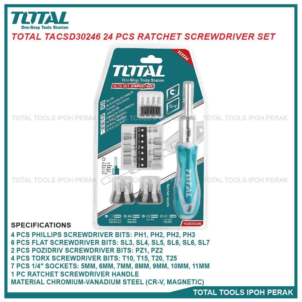 BỘ 24 TUA VÍT TOTAL TACSD30246 - HÀNG CHÍNH HÃNG