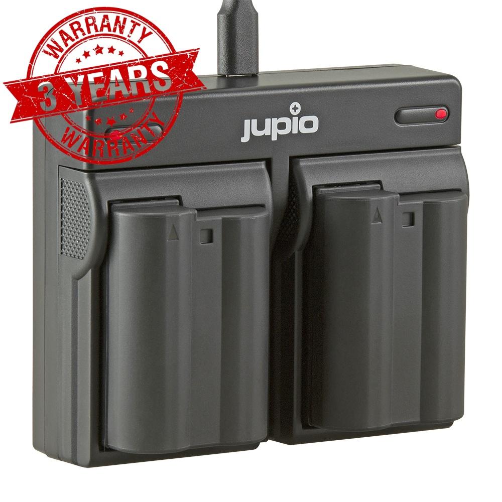 Bộ 2 pin kèm sạc đôi hàng chính hãng Jupio EN-EL15C 2100mAh