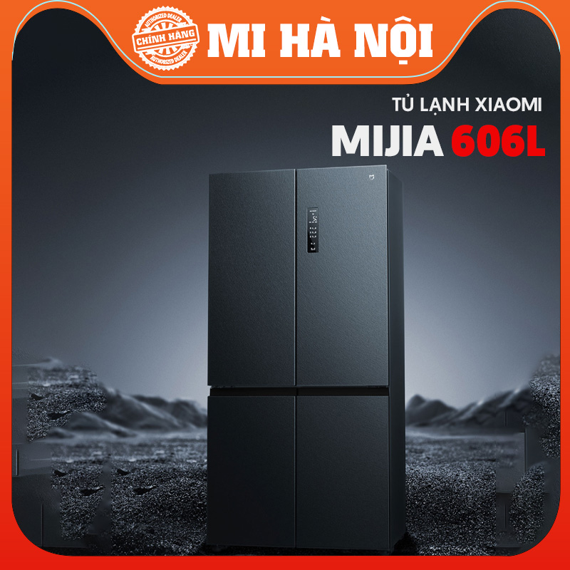 Tủ lạnh thông minh 4 cánh Xiaomi Mijia 606L  Có ion khử khuẩn, cấp đông nhanh chóng, hàng chính hãng