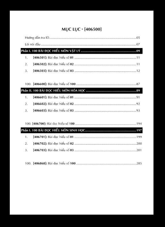 Sách VACT luyện thi Đánh giá năng lực Đại học Quốc gia Thành phố Hồ Chí Minh - 300 bài đọc hiểu Lí Hoá Sinh - MoonBook