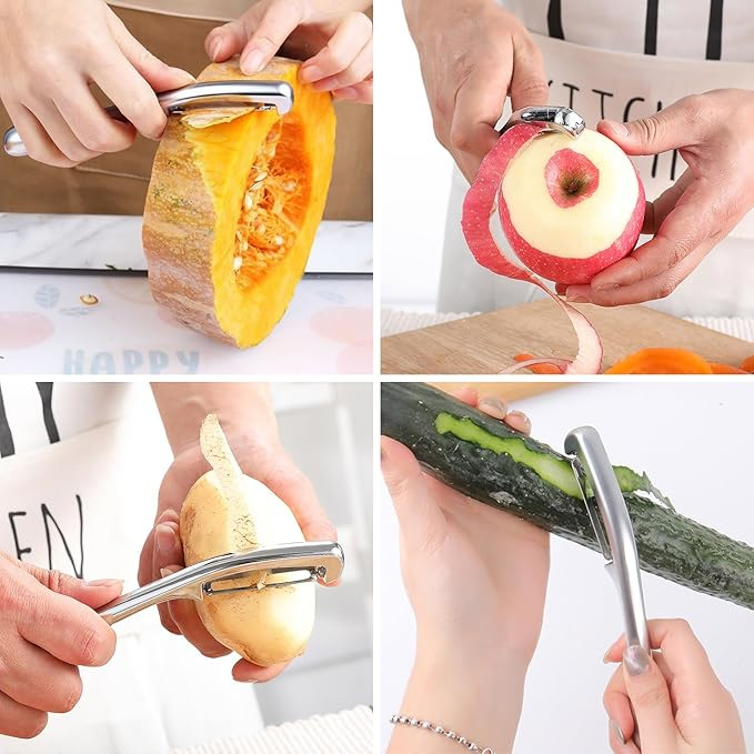 Dụng cụ nạo củ quả Se Ka SK66 thép phủ niken lưỡi dao sắc bén tay cầm chống trượt