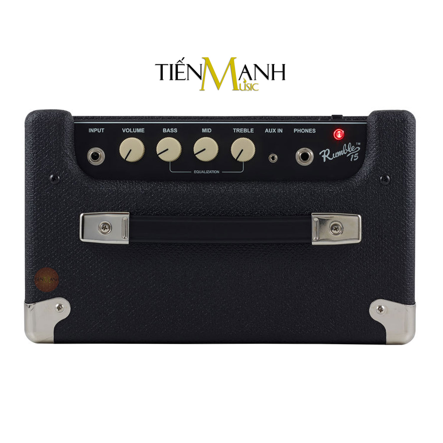 Amply Bass Fender Rumble 15 - Loa Ampli Đàn Guitar Combo Amplifier 230V 15W UK V3 Hàng Chính Hãng - Kèm Móng Gẩy DreamMaker