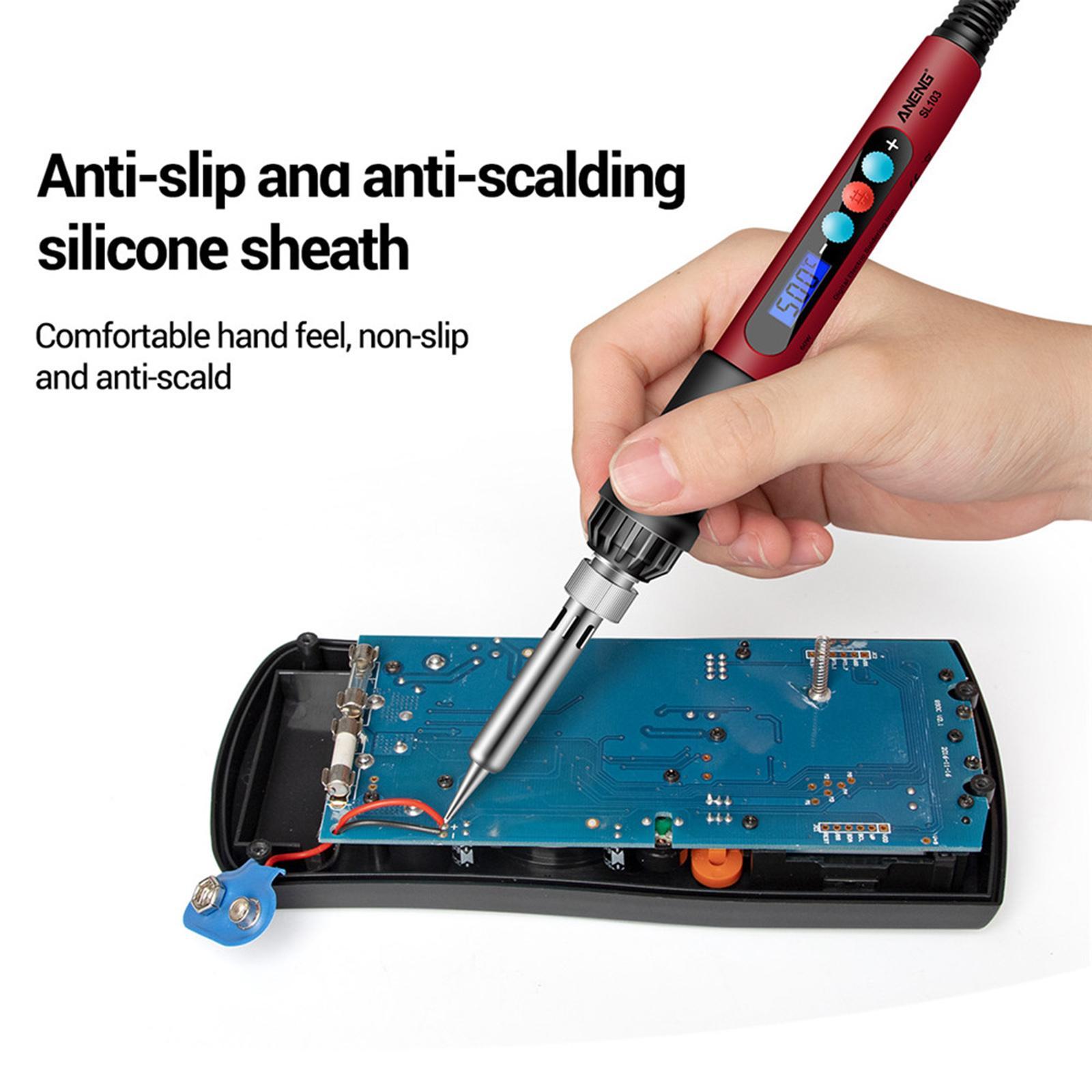 Soldering Iron Electric Gun Adjustable Temperature Welding Set