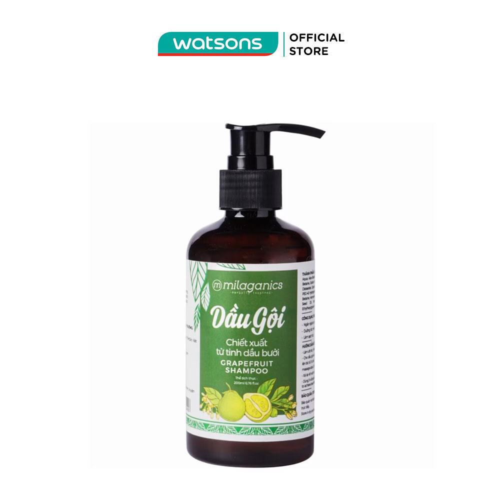 Dầu Gội Milaganics Grapefruit Shampoo Bưởi Ngừa Rụng Tóc 250ml
