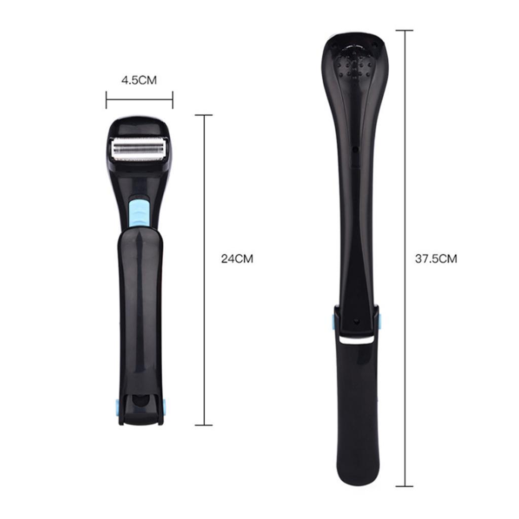 1 Pcs Lightweight Long Handle Electric Back Hair   Back Hair Removal
