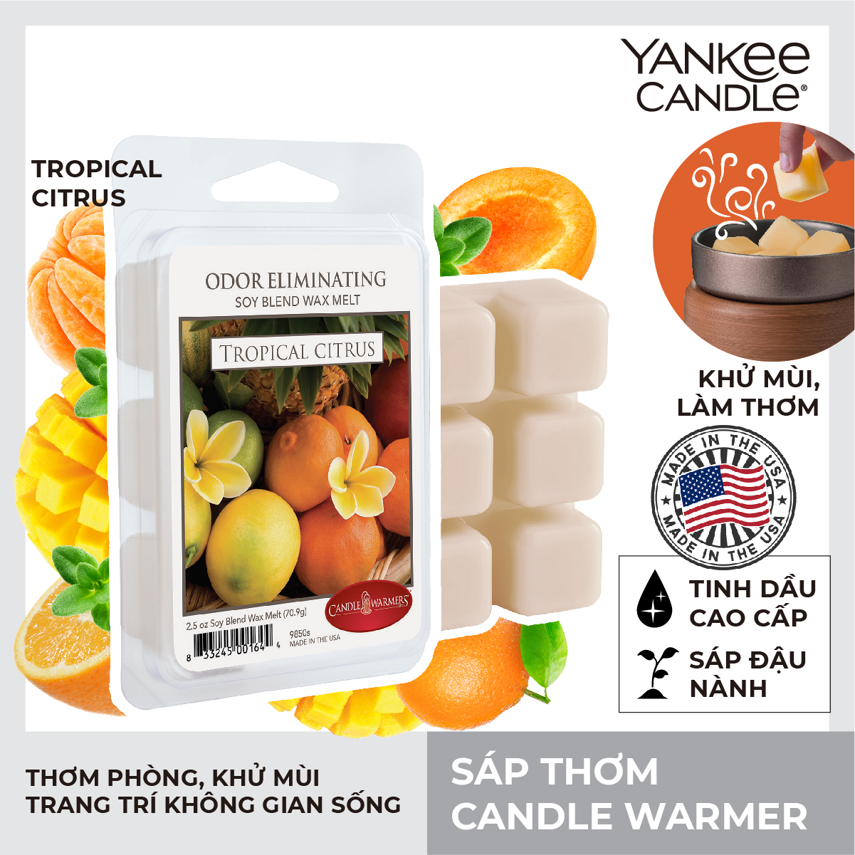 Sáp thơm Candle Warmer - Tropical Citrus