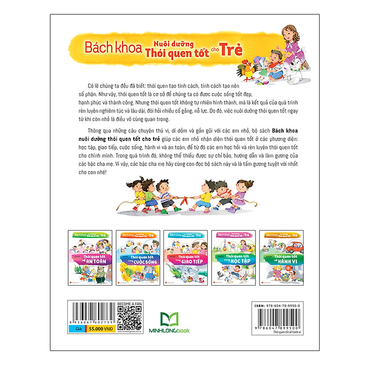 Sách: Bách Khoa Nuôi Dưỡng Thói Quen Tốt Cho Trẻ - Thói Quen Tốt Về Hành Vi