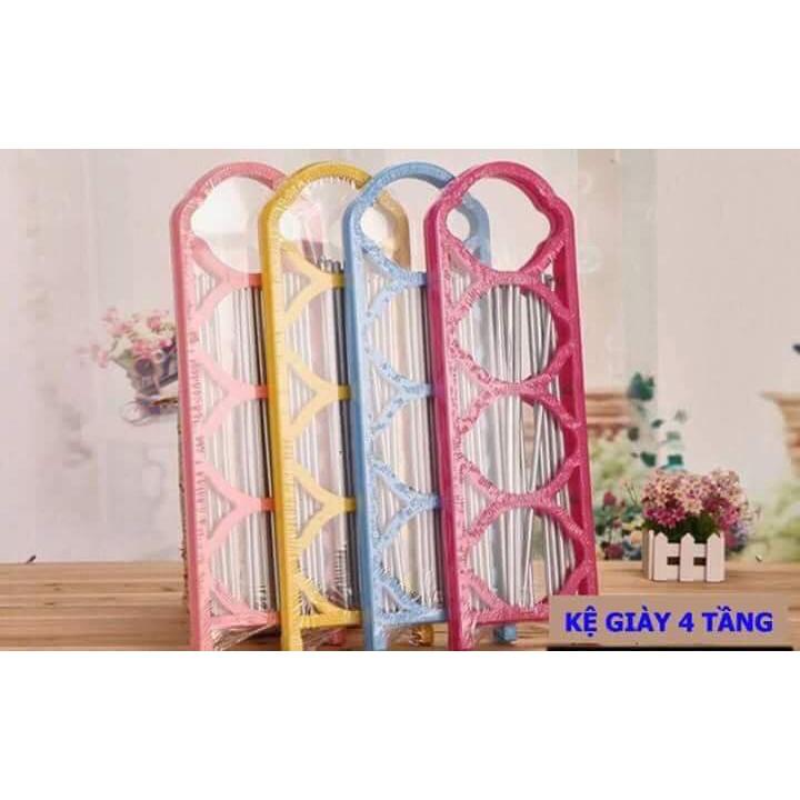 KỆ ĐỂ GIÀY 4 TẦNG ĐA NĂNG GIÁ RẺ