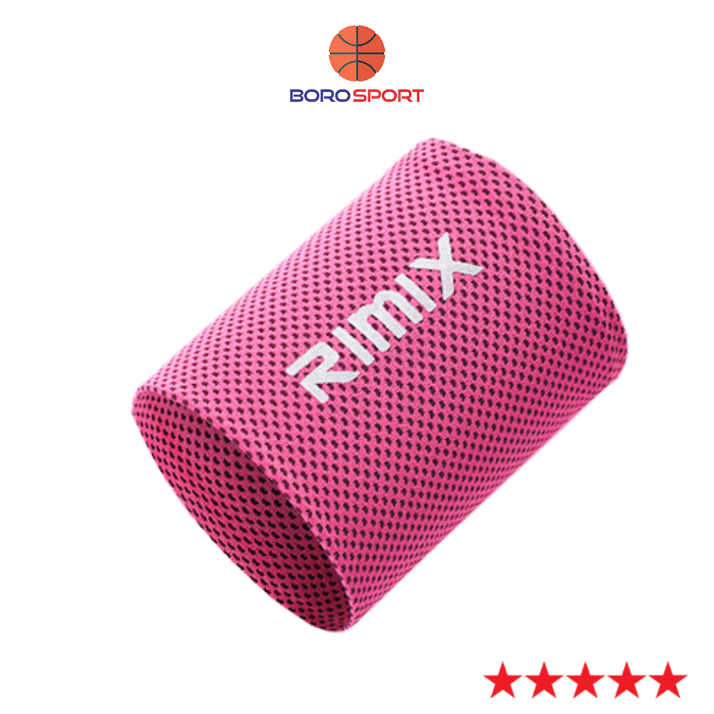 Băng Đeo Tay Chắn Mồ Hôi Thể Thao Rimix - Tặng Kèm Dây Đeo Tay Đa Năng