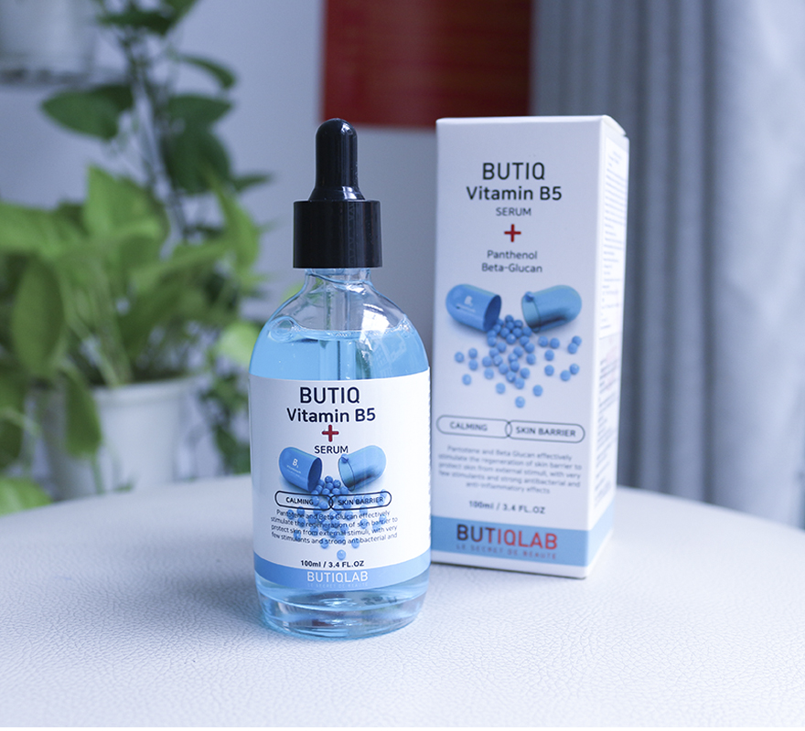 Serum dưỡng ẩm cho da mụn, da nhạy cảm, da nhiễm corticoid Butiqlab Vitamin B5 Serum 100ml